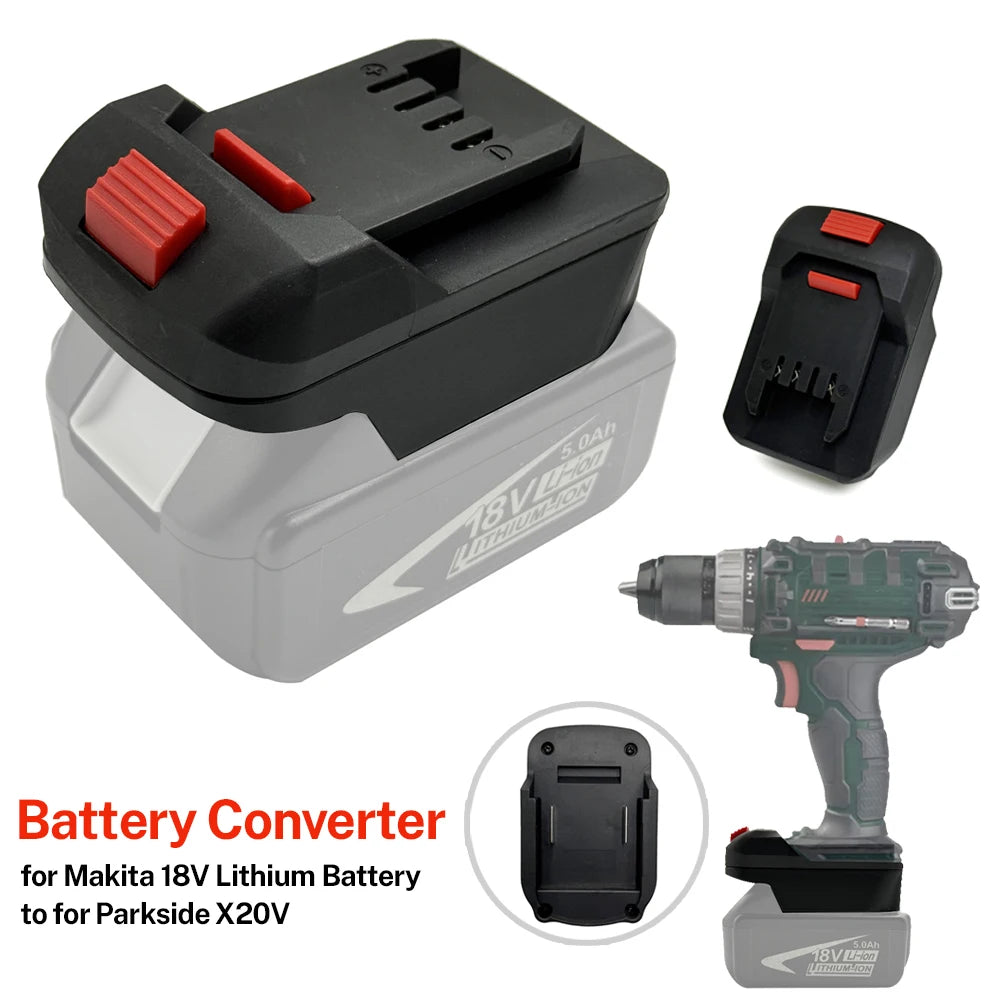 Converter Adapter for Makita 18V Li-ion Battery to converts 