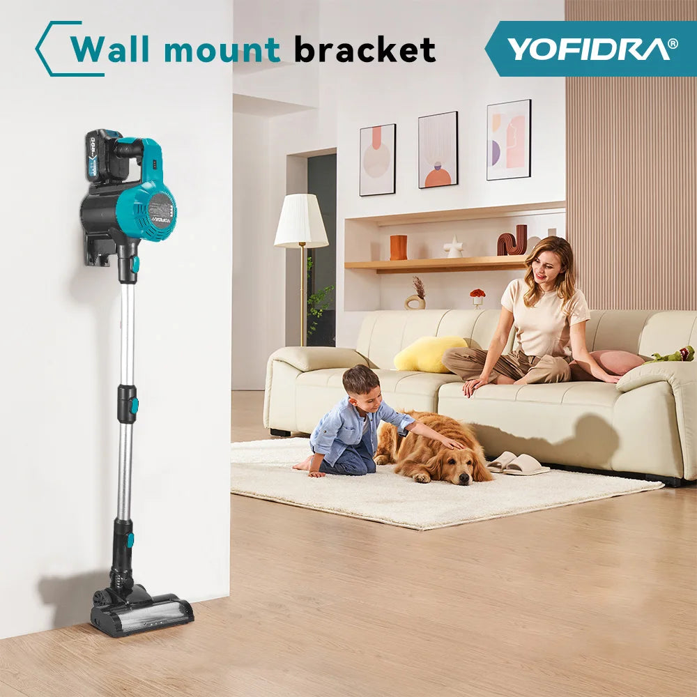 YOFIDRA 1.5L Cordless Electric Vacuum Cleaner Efficient Rech