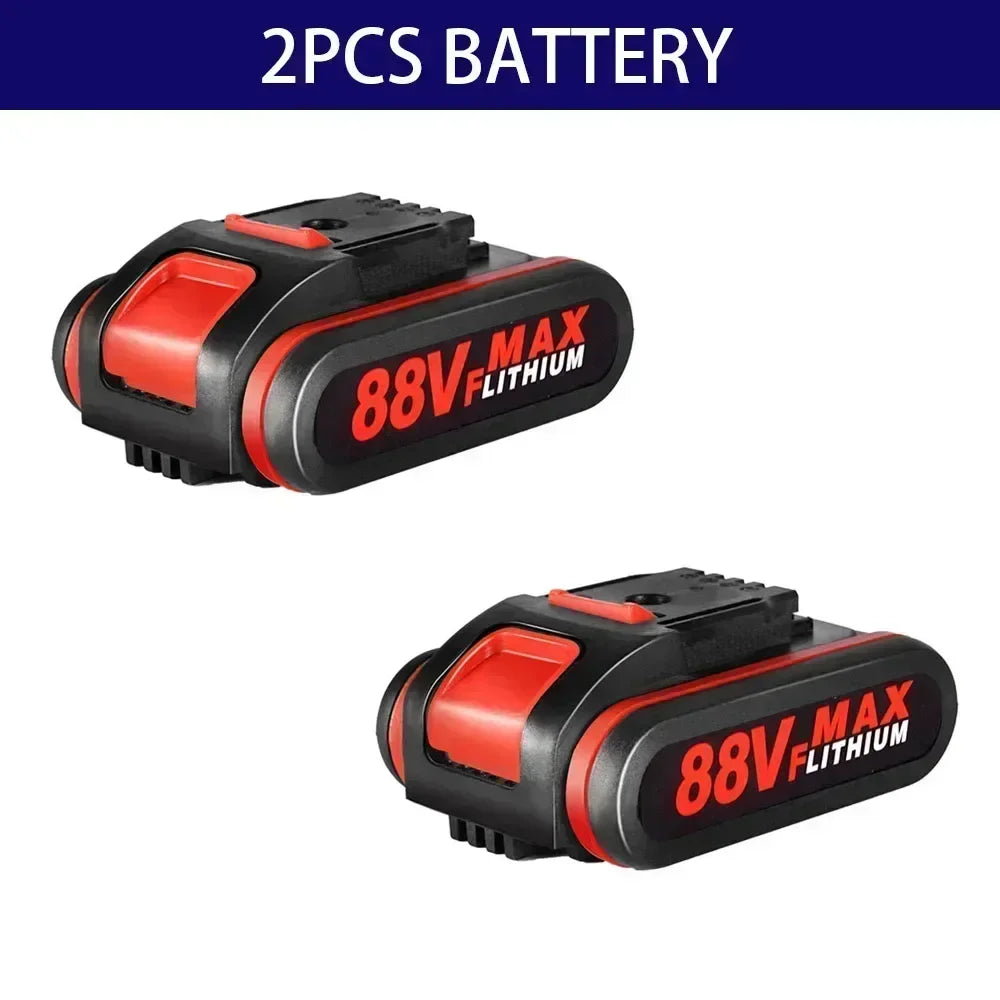 88VF High-capacity Rechargeable Lithium Ion Battery Replace 48VF 36VF Replace Battery for Worx Electric Wrench Saw Power Tool
