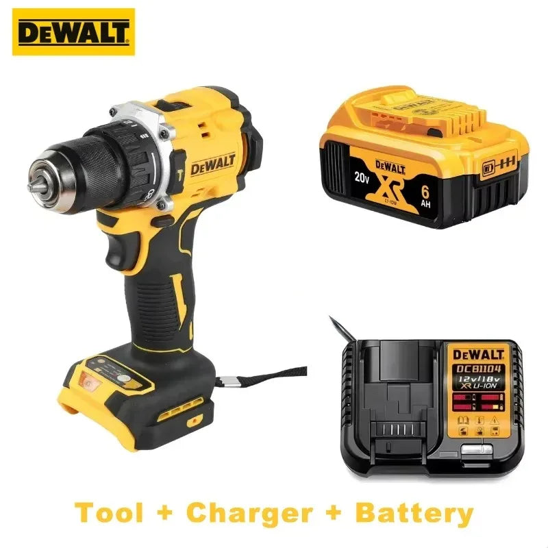 Original 100% Dewalt 20V XR Battery Power Tools DCD805 Dewalt 20V Battery DCB206 6000mAh DCB205 5Ah DCB184 DCB1104 Fast Charger