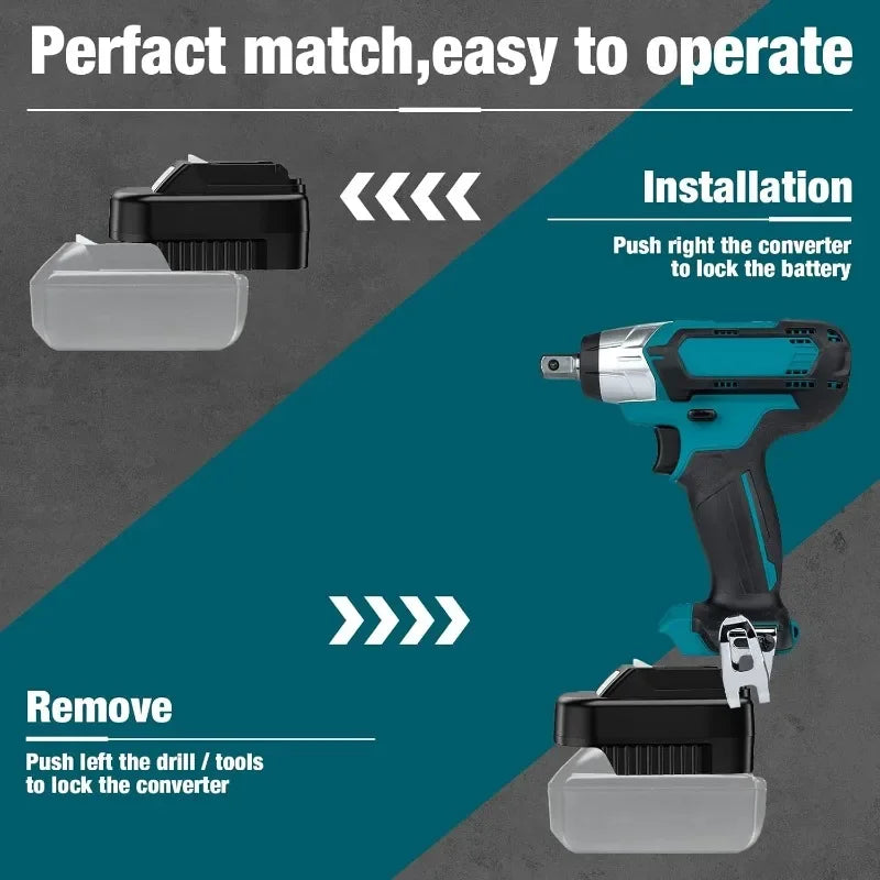 Adapter for Makita 18V to 12V for Makita 18V Battery Convert