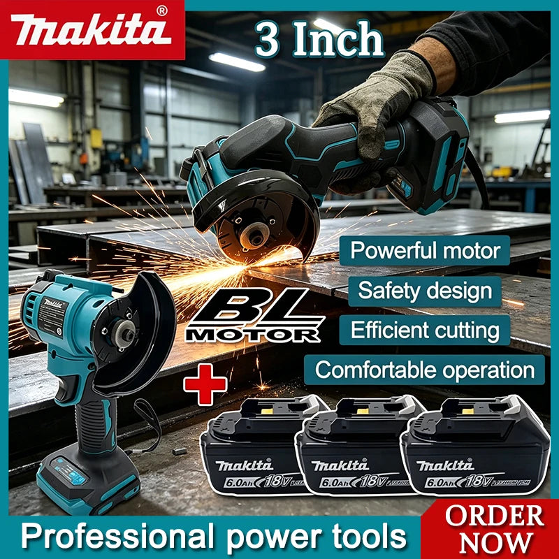 Makita 3 Inch New Mini Angle Grinder Cordless 3 Inch Electir