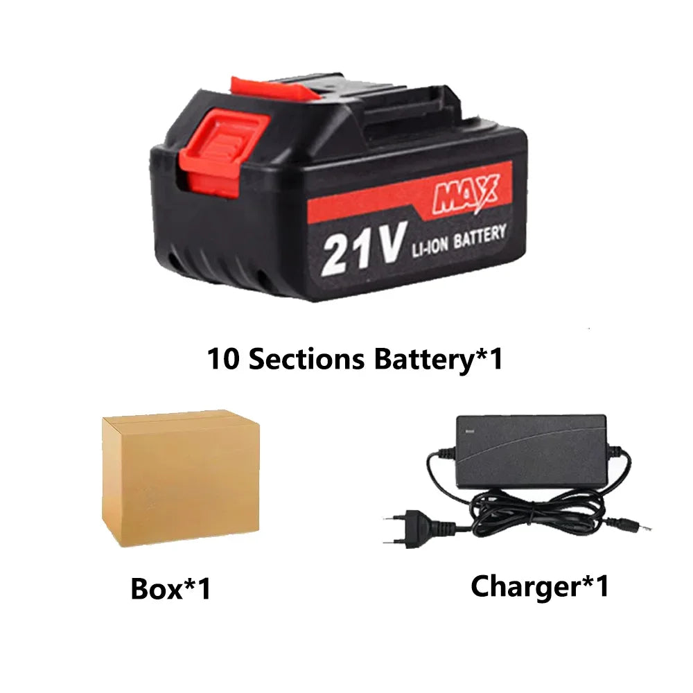 18V 20V 21V High-Power Rechargeable Lithium Ion Battery with Charger for Makita BL1830 BL1840 BL1850 Power Tool Battery