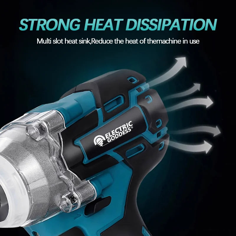 TW285 520N.m Brushless Electric Impact Wrench 1/2 Inch Cordl