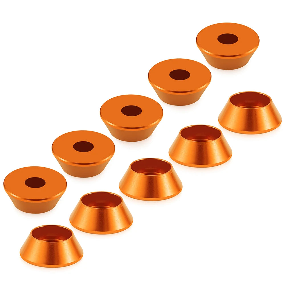 AXSPEED 10Pcs Aluminum M3 Countersunk Head Washer Gasket Cap Screw Hex Socket Screw for RC Model Upgrade Parts