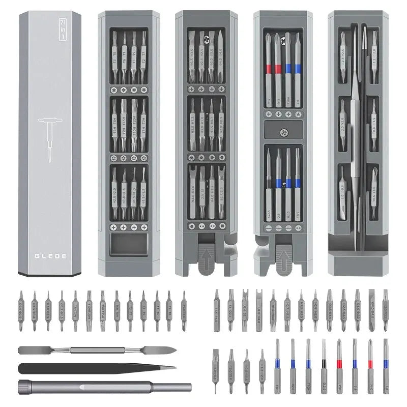 71 in 1 Screwdriver Set Precision Magnetic Screw Driver Bit 