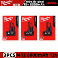 100% New Milwaukee M18 6.0Ah High Output Battery 18V Lithium-ion Rechargeable for Milwaukee M18 Cordless Power Tools 18v Battery