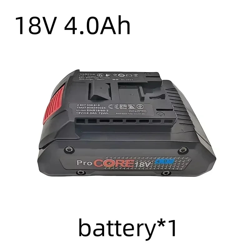 Newly upgraded 18V 21700 ProCORE is suitable for replacing the rechargeable battery of Bosch professional cordless power tools