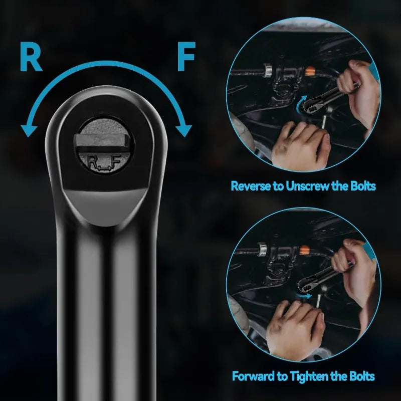 Electric Ratchet Wrench Upgraded Extended Head Removal Screw
