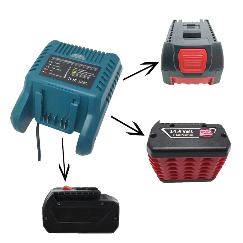 Hot For BOSCH 36V Charger Rechargeable Batteries Li-ion Repl