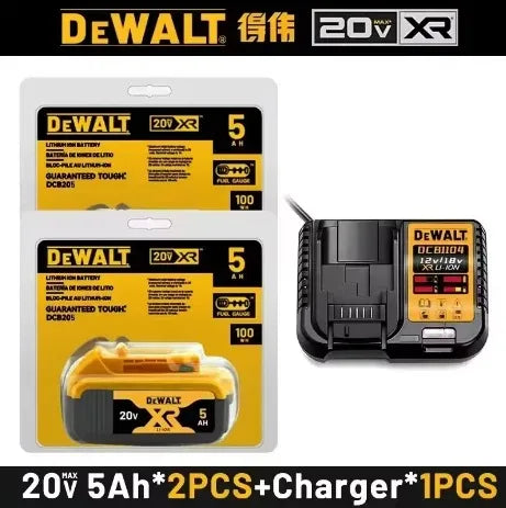 100% Original DeWalt 20V 6000mAh Battery Power Tool Replacement for DeWalt DCB206 DCB205 DCB805 DCB200 Power Tool