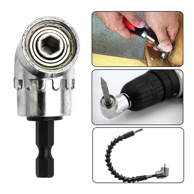 105 Degree Angle Screwdriver Set Holder Adapter Adjustable B