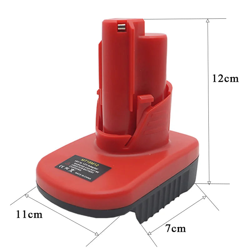 MT18M12 DM20M12 Adapter Converter For Makita For Dewalt 18V 