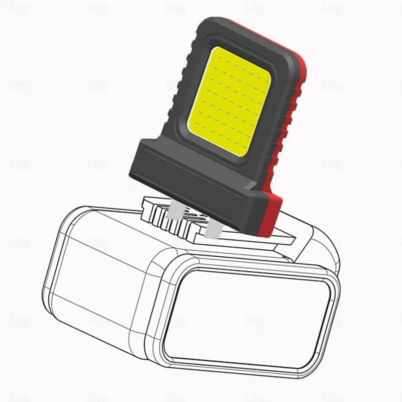 Power Tool Accessories 8 Inch Work Light for Dewalt 18V 20V Battery LED Spotlight USB Outdoor Fishing Jobsite Emergency Lighting