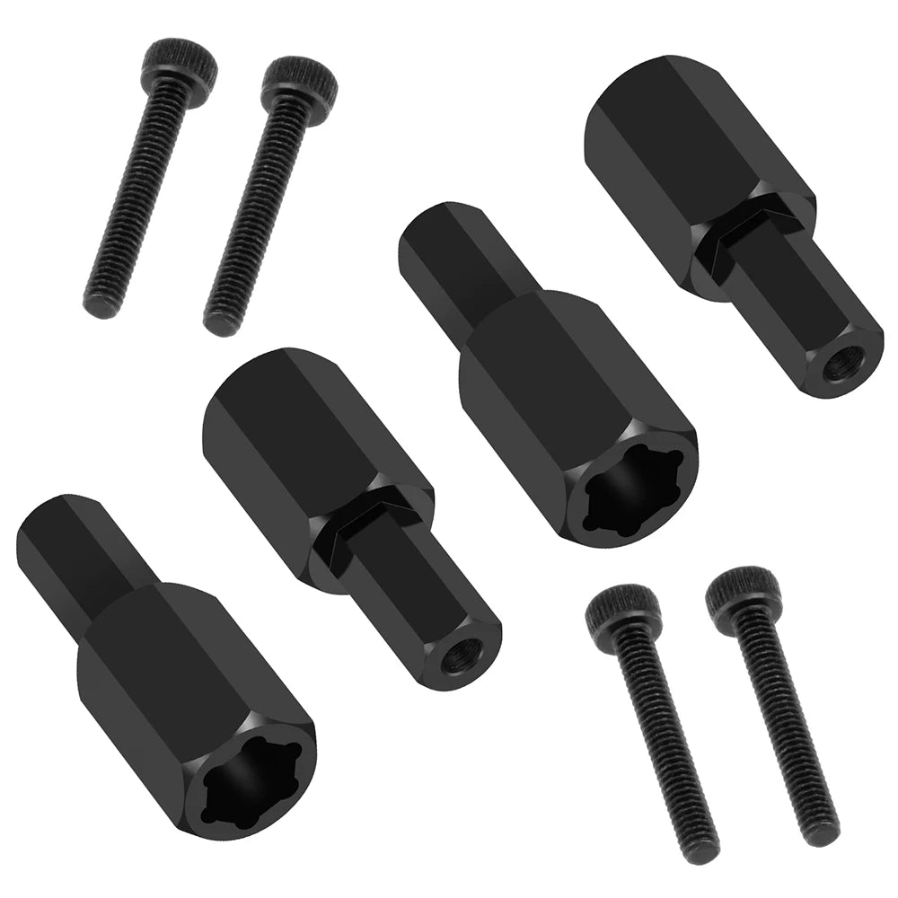 AXSPEED 4Pcs 5mm to 5mm Wheel Hex Hub Adapters for WPL C34 C