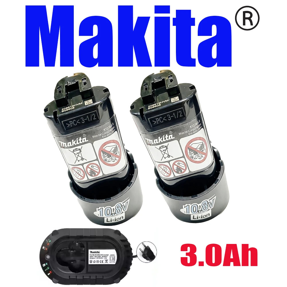 10.8v Makita Original Battery BL1013 BL1020 BL1030 DF030D Ma