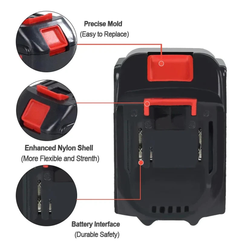 21V High Capacity Rechargeable Lithium Ion Battery for Makit