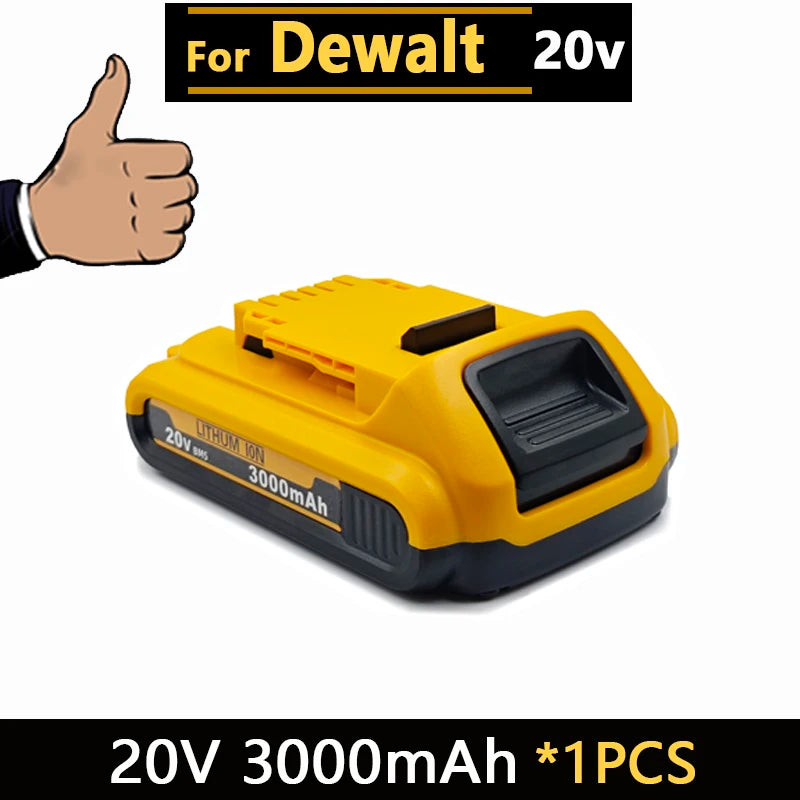 New High-Power for DEWALT 20V/60V Battery DCB200 DCB205 DCB206 Power Tool 18V Battery 3AH 8AH 12AH 18AH Batteries DCD805