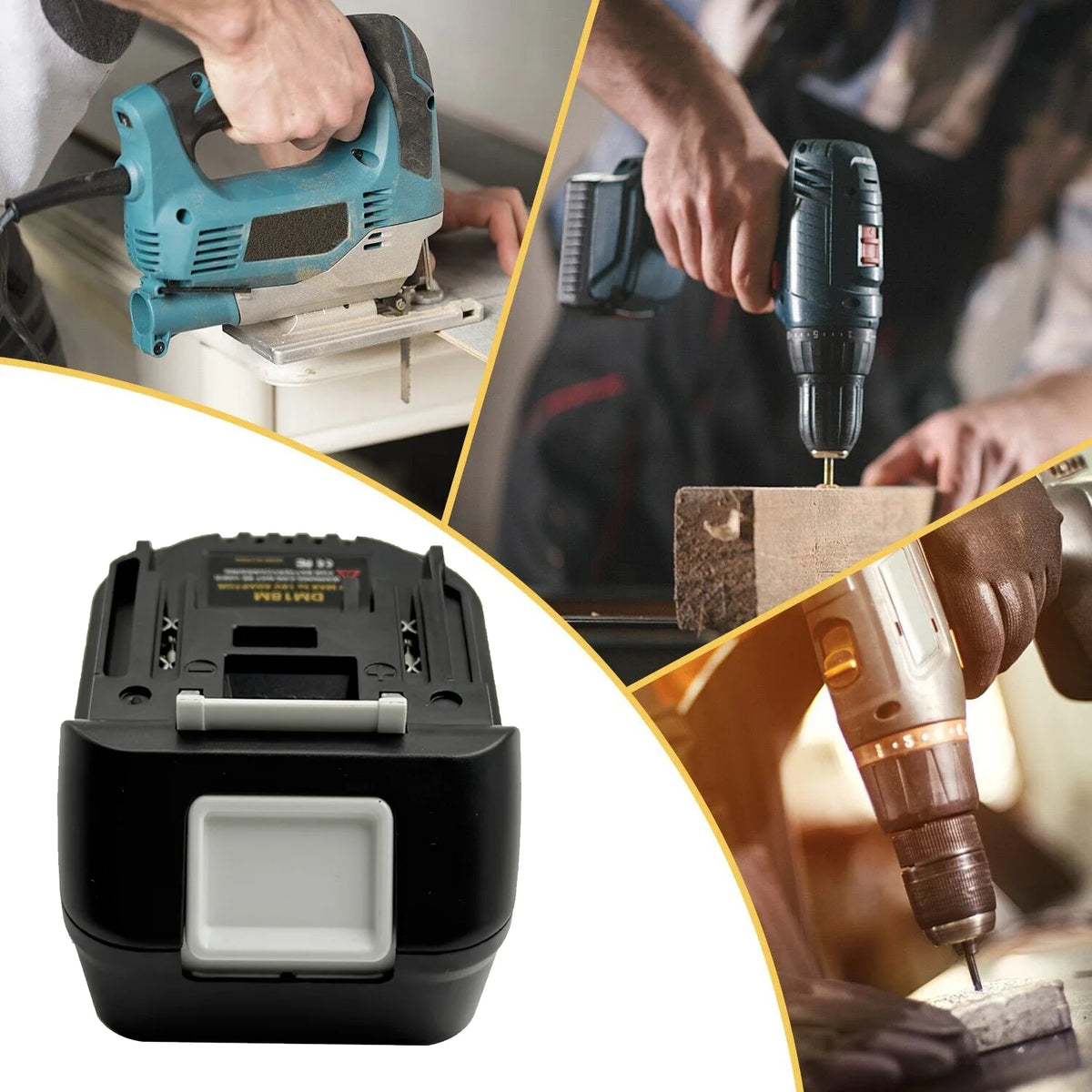 Electric Power Tool Adapter Converter DM18M Battery Adapter 