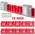 1-10PCS Power Tools Lithium Battery Holder Storage Fixed Bra