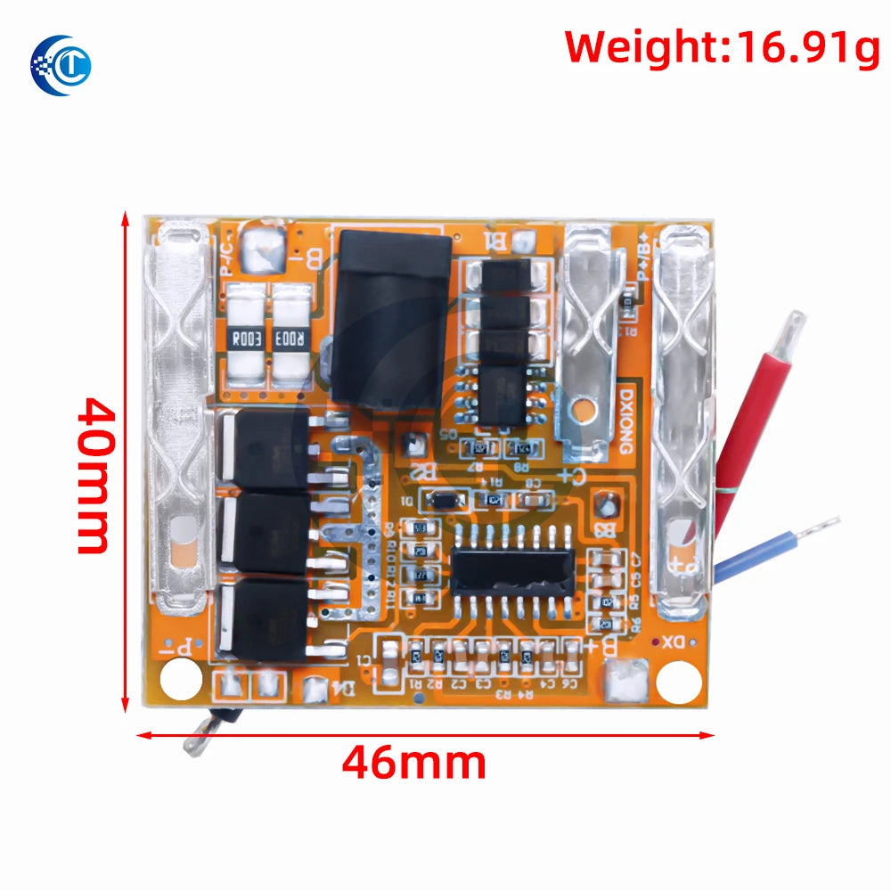 5S BMS Module for Li-ion Batteries (18V-21V) 65A/90A Protect