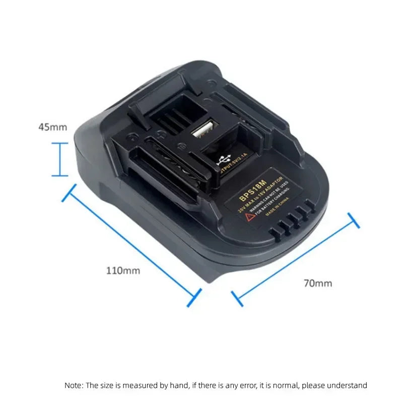 Battery Adapter BPS18M for Makita 18V Lithium Power Tools Co