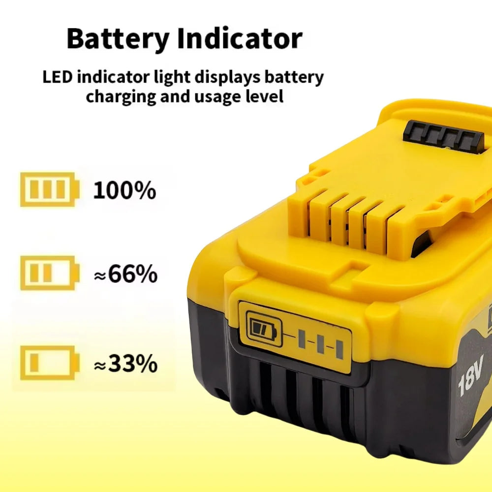 Dewalt 18V 6Ah Battery Compatible with DCB182 DCB200 DCB606 