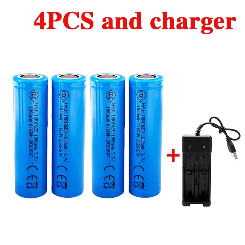 18650 3.7V 1800mAh Li-ion Rechargeable Battery Suitable for Power Tools Children s Toys Torches and Other Rechargeable Devices