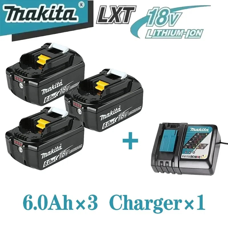 100% Genuine Makita 18V Battery 5Ah 6Ah 9Ah Replacement for BL1860B BL1850B BL1840 BL1830 BL1815 Power Tool Battery