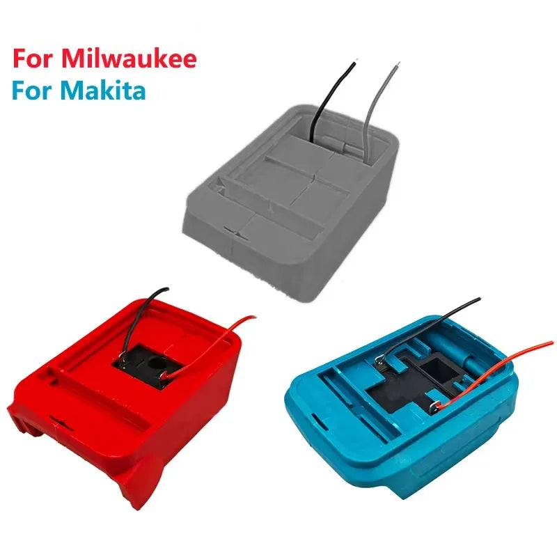 For DeWalt/Makita/Milwaukee 18-21V Li-ion Battery DIY Adapte