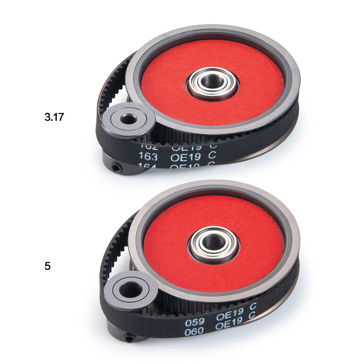 AXSPEED Belt Drive Transmission Gears System for 1/10 RC Crawler Axial SCX10 3.17/5.0mm Motor Gear Spare Parts
