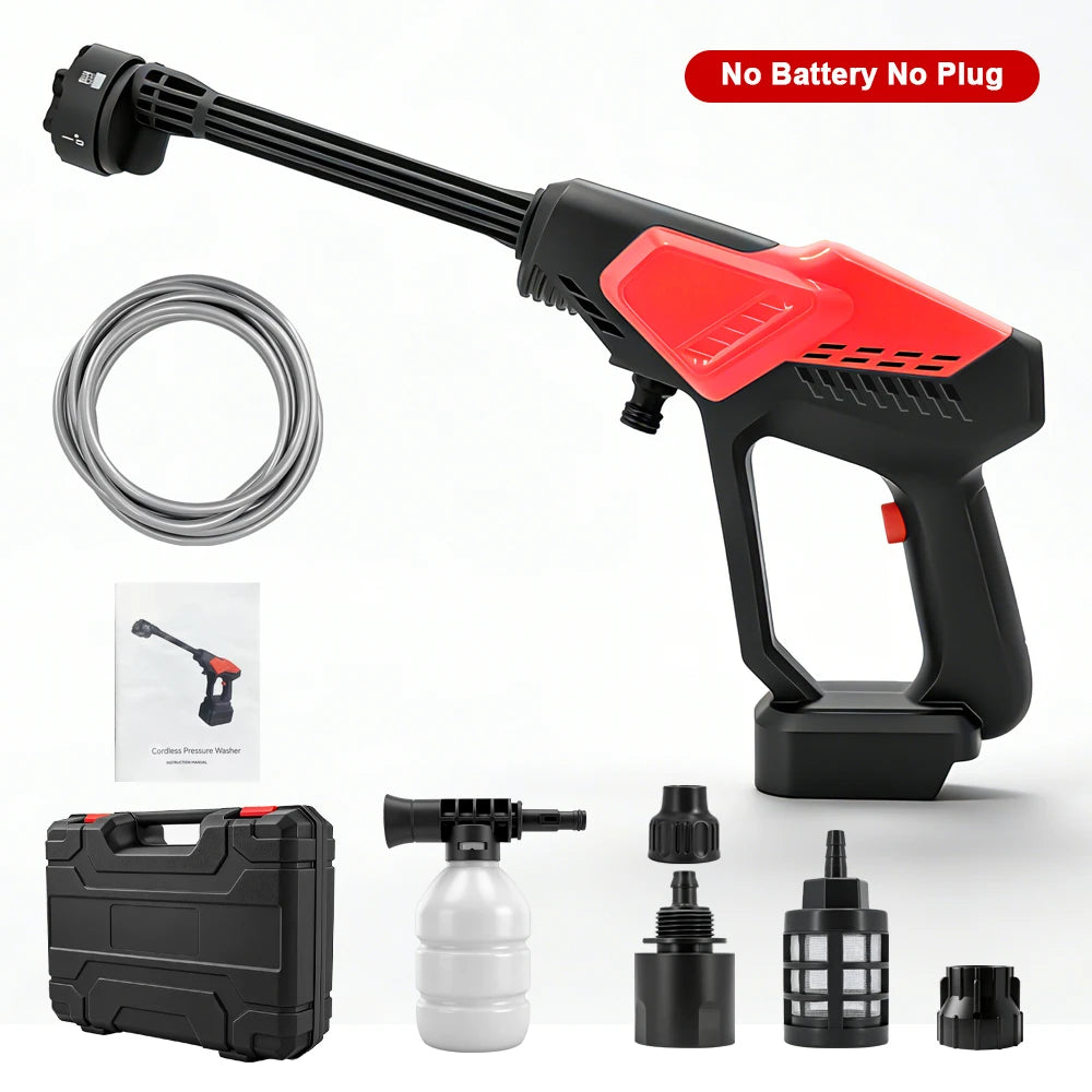 300Bar Brushless High Pressure Car Washer Powerful Cordless Water Gun 6 In 1 Garden Cleaning Washing Tool For Makita 18V Battery