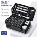 115 in 1 Magnetic Screwdriver Set High Hardness Bits Multi R