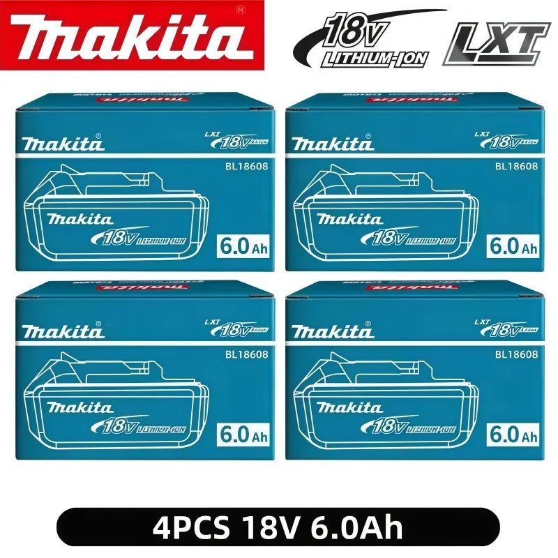 Genuine 6AH Makita BL1860 6Ah Battery Power Tools Li-ion Replacement LXT BL1850 BL1840 for 18V Screwdriver with BMS 18V Battery