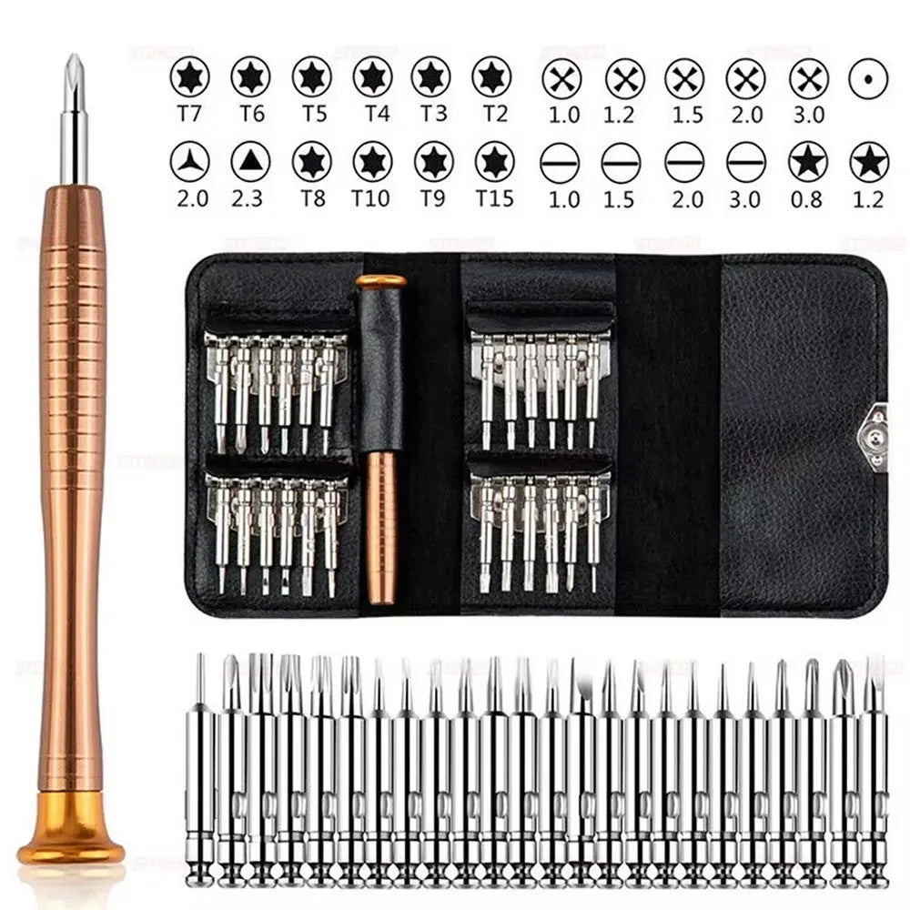 Precision Screwdriver Set Laptop Tool Kit 152/25 in 1 Professional Computer Screwdriver Repair Kit T5 T6 Torx Screwdriver