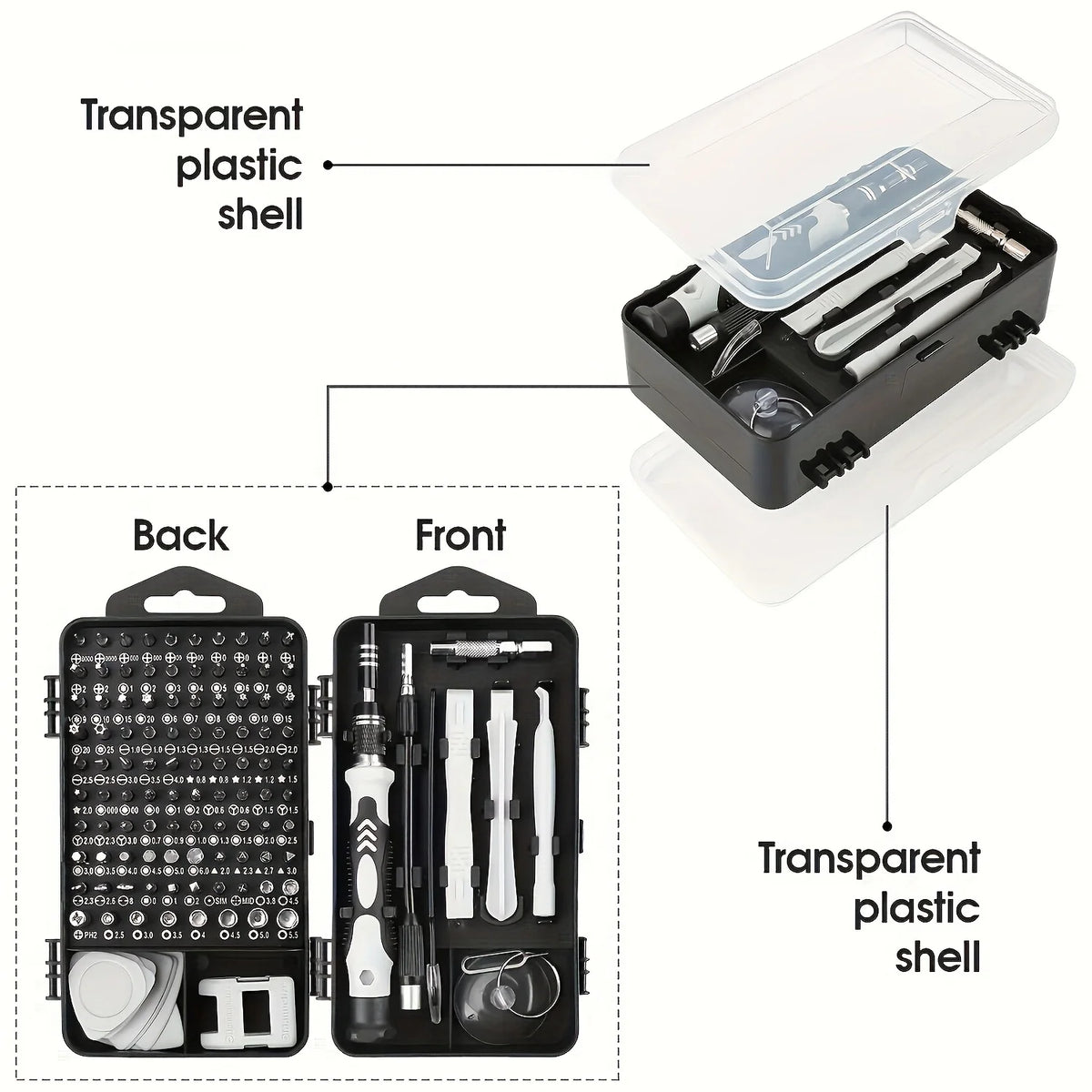 115 In1 Precision Screwdriver Set Tool Gifts for Men for Com