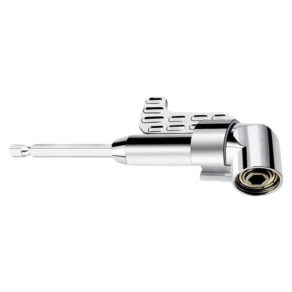 iLMH 105 Right Angle Drill Adapter 1/4 Hex Magnetic Bit Holder Tight Space Screwdriver Attachment Hand Drill Repair Tools