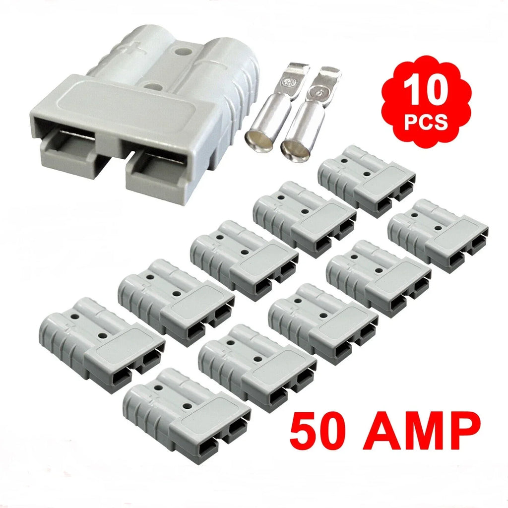 5/10pcs 50A/120A/175A/350A Anderson Style Plug Connectors 12-24V DC Power Tool Power Charger Battery Electronic Accessories
