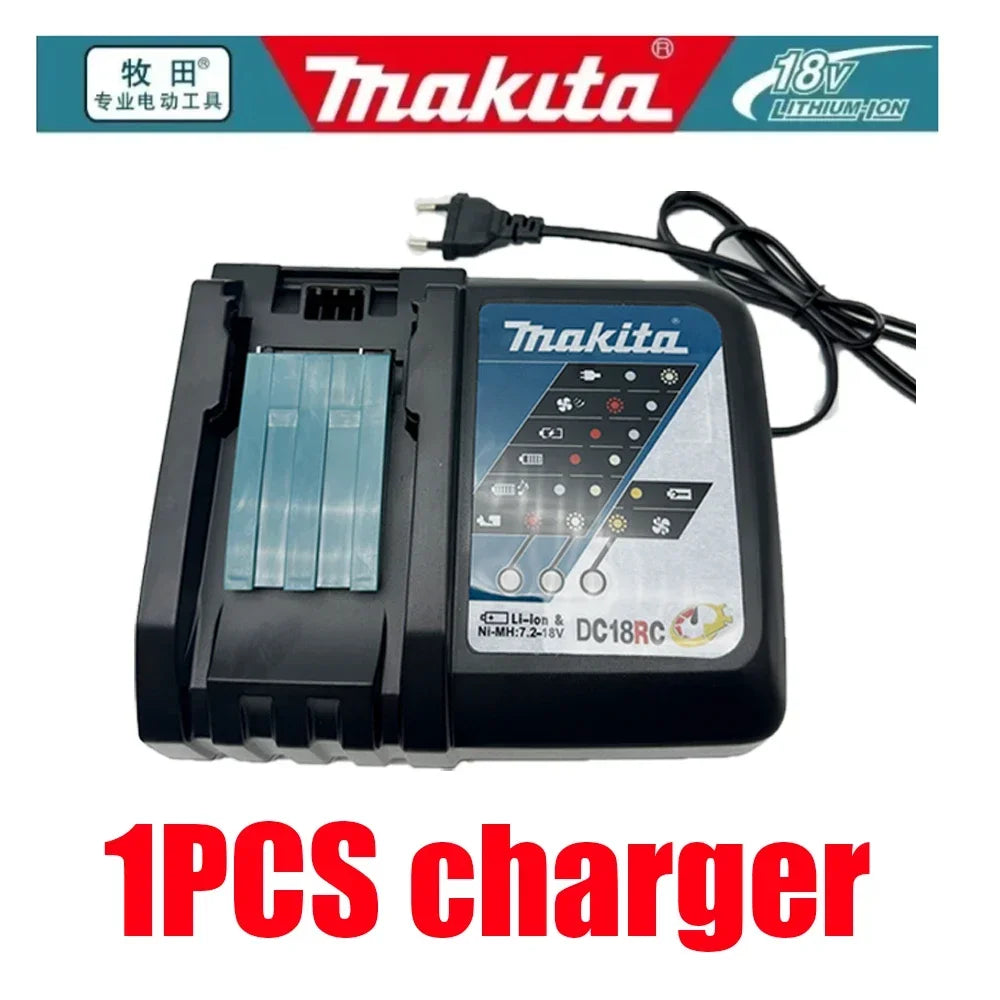 2026 Makita 18vBattery With Charger Rechargeable Lithium Ion for DDF487 BL1880 BL1860B LXT400 Power Tool Makita 18 v Battery