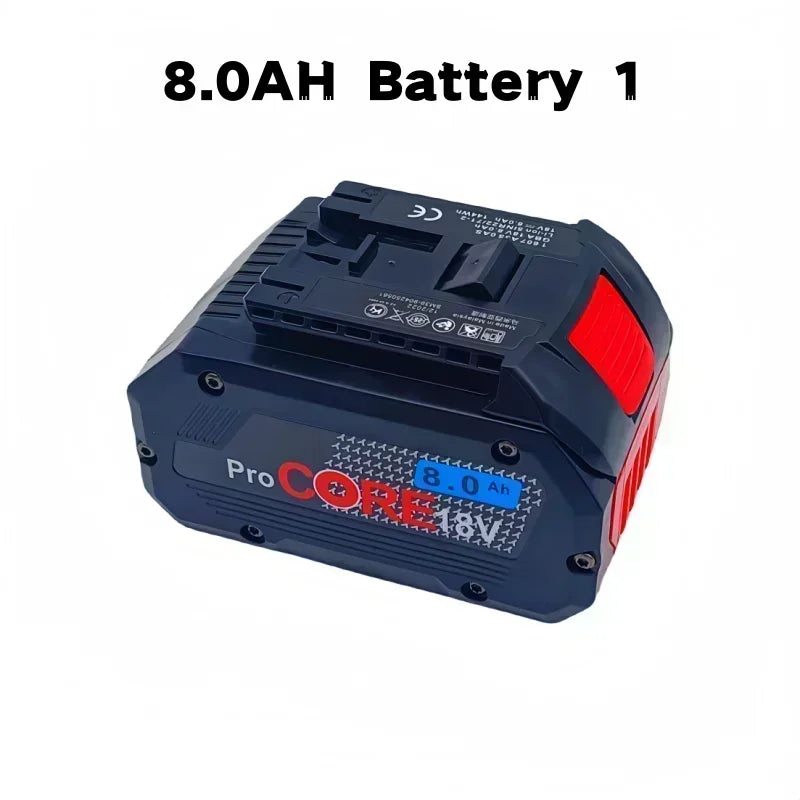 ProCORE 18V 4AH 8Ah 12Ah replacement battery for Bosch 18V cordless tools BAT609 BAT618 GBA18V 21700 high power 5C power cell