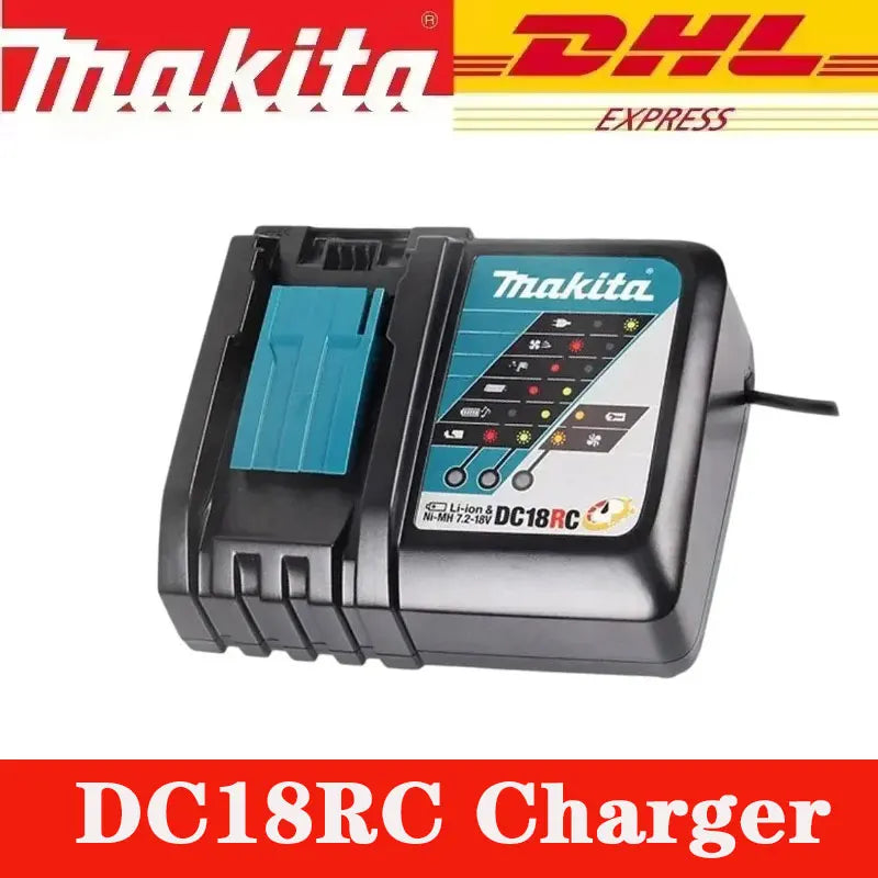 Original Makita 18V Battery Rechargeable Power Tool Makita 18V Battery Replaceable 5Ah/6Ah Battery Lithium-ion 1850 BL1860B 6A