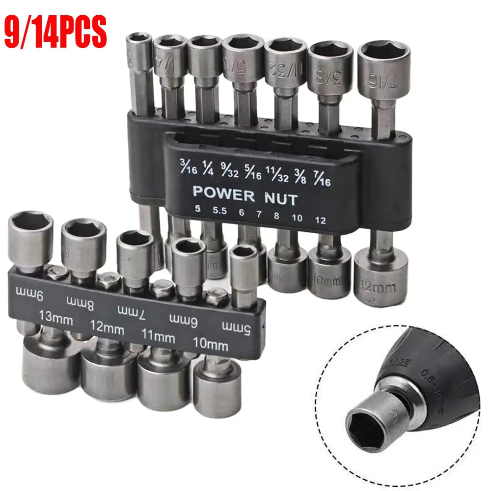 9/14pcs Powerful Socket Inner Hexagonal Wrench Hexagonal Han