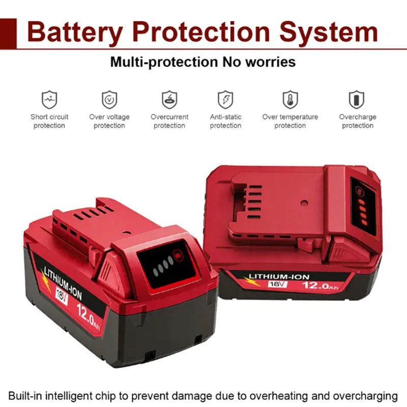 M18 For Milwaukee 18V Power Tool Battery Charger BR XC M18B5