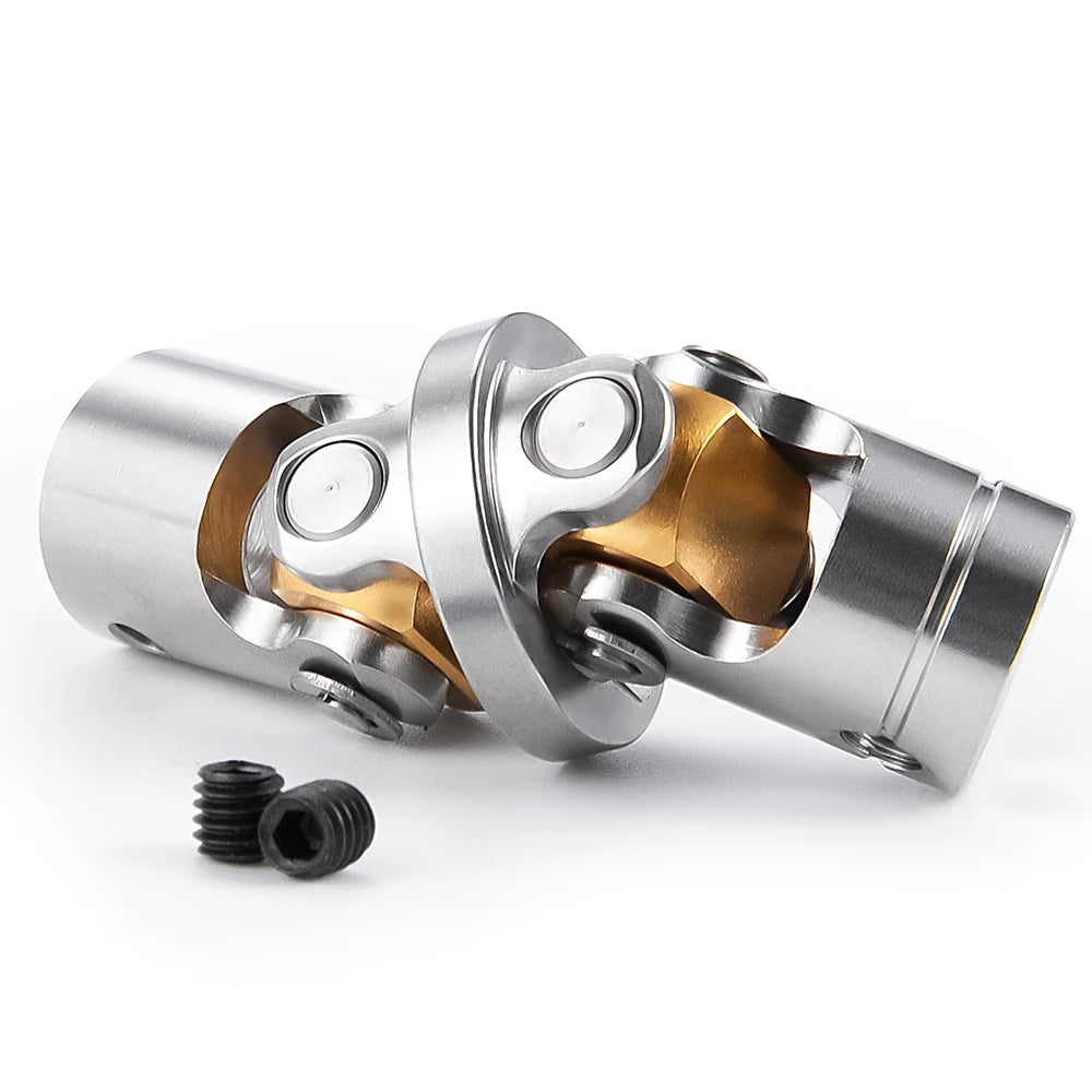 TRINOOD 1Pcs Stainless Steel RC Car Couplings Shaft Motor Co