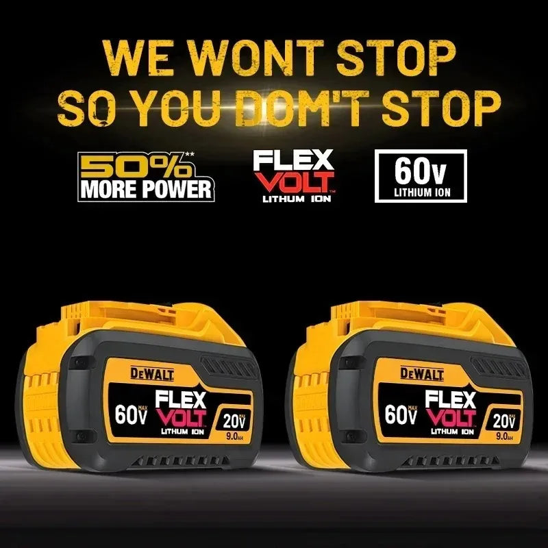 100% Authentic Dewalt 18V/20V 6000Ah Battery Li-lon Power To