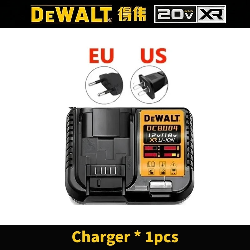 100% Original Dewalt 20V 5.0Ah 6.0Ah MAX Battery for Dewalt DCB182 DCB200 DCB205 18v 20v Power Tool Replacement Battery.