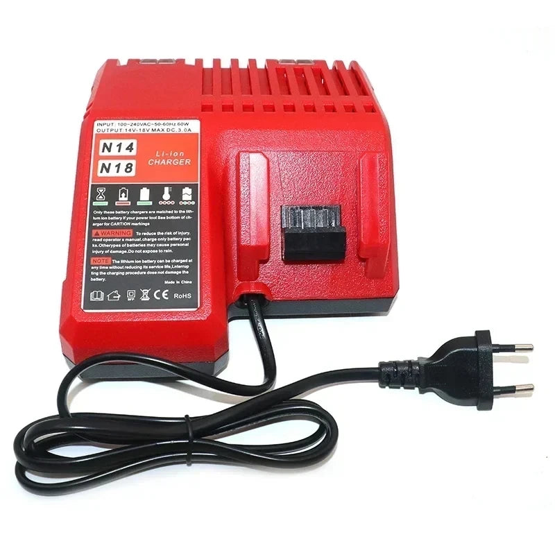 18V 12.0Ah Replacement Lithium Ion Battery For Milwaukee M18 Power Tool Batteries 48-11-1815 48-11-1850 48-11-1860 Z50+charge