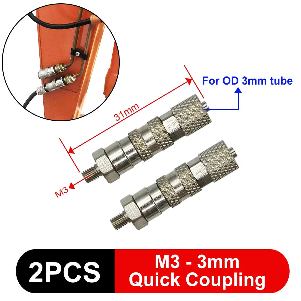 3mm/4mm Hose Hydraulic Copper Tube Welding M3/M5 Connector Bender Tool for RC Excavator Hydraulic Model Parts
