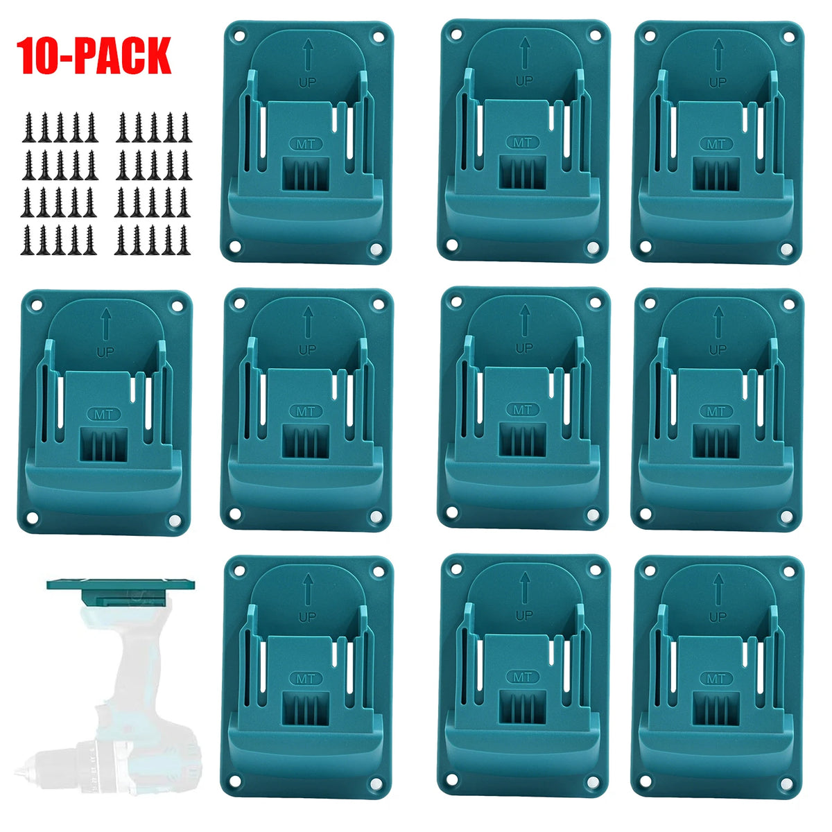 1/5/10PCS Tool Drill Mount Holder Compatible for Makita 18V 