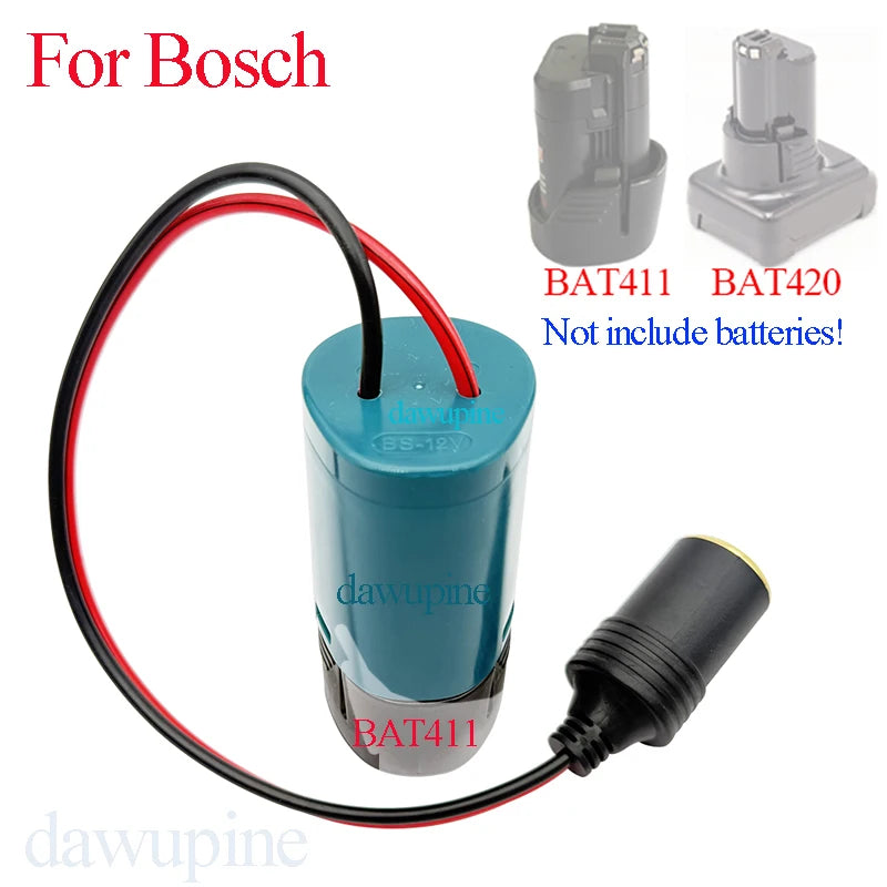 Lithium Battery Charging Case Car Cigarette Lighter Adapter 